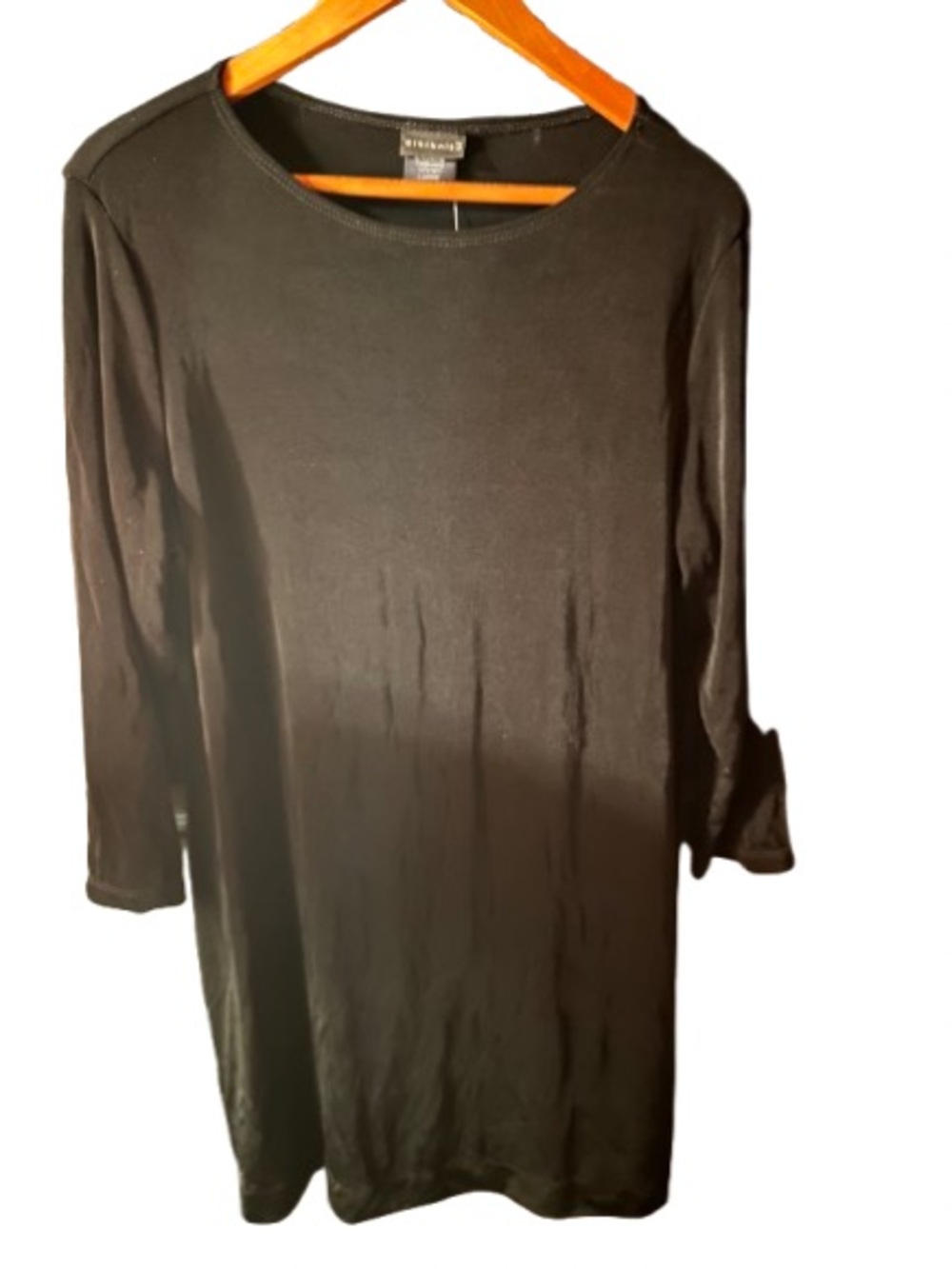 Citiknits from QVC “Little Basic Black Midi Dress”- Classic Crew Neck- NWT!!!!!